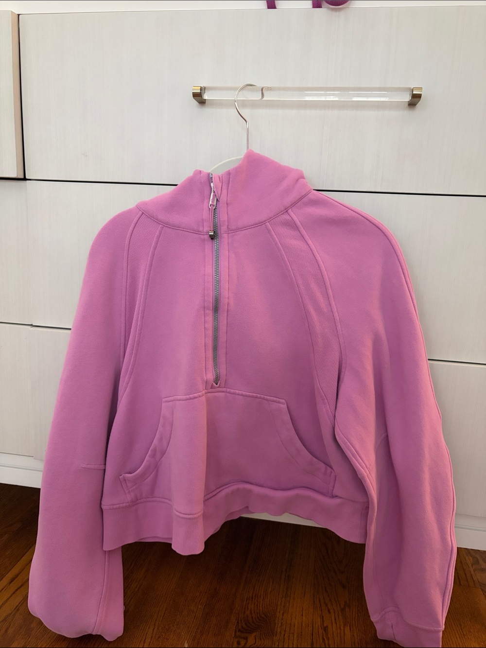 lululemon athletica Pink Half-Zip Pullover Jacket
